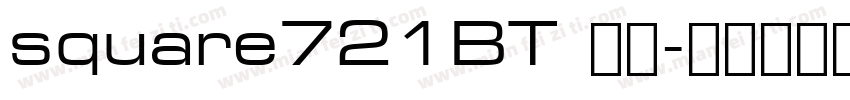 square721BT 普通字体转换